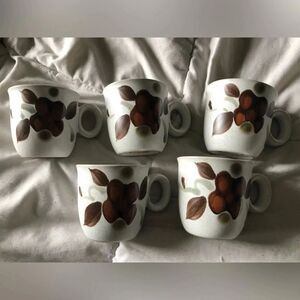 Noritake Folkstone  | VINTAGE Stoneware Cups